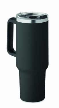 Logo trade firmakingitused foto: Suur roostevabast terasest termoskruus, 1200 ml